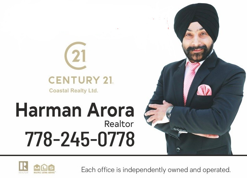 Harman Arora, Sales Representative in Surrey, CENTURY 21 Canada
