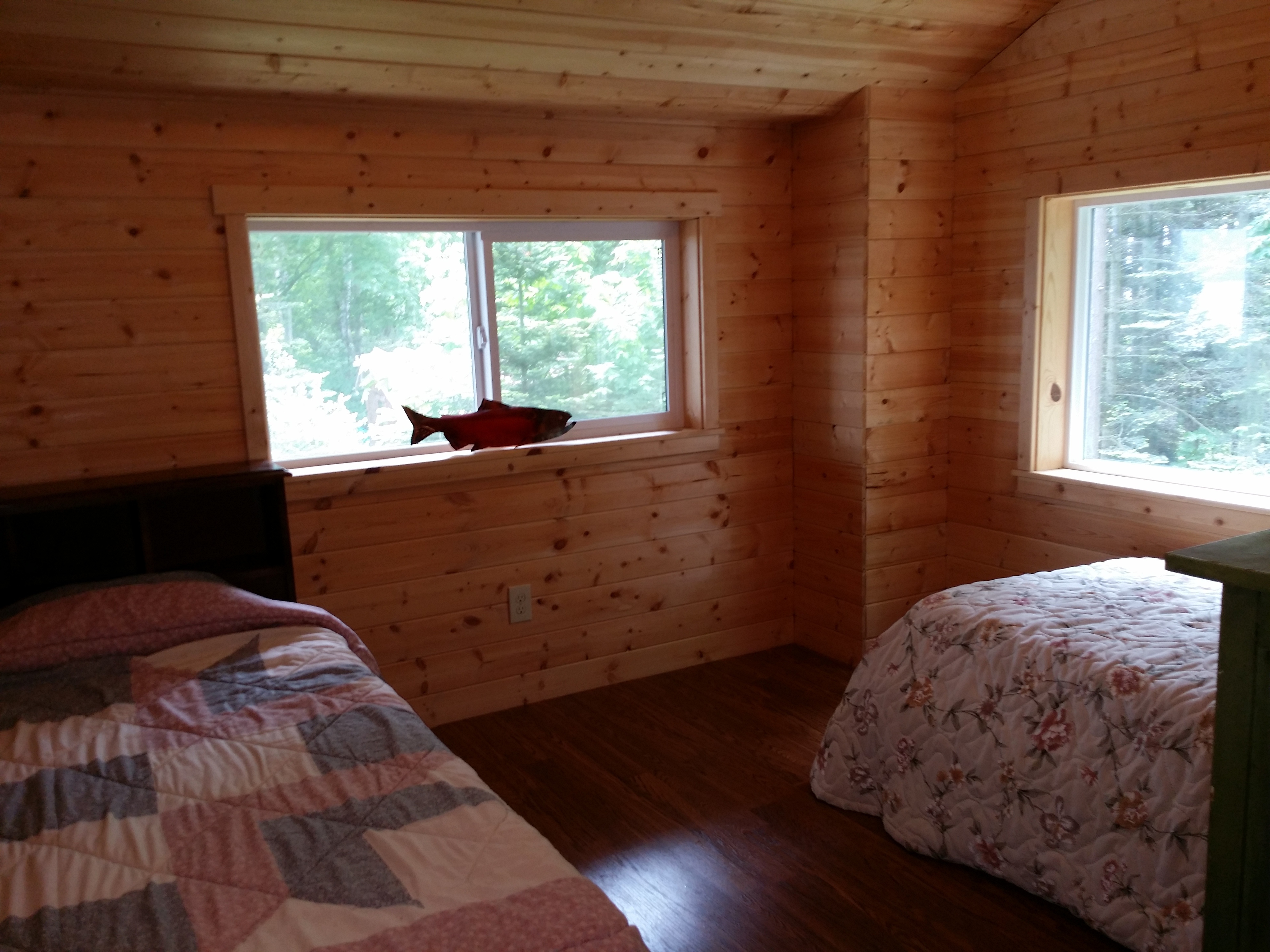 Property Photo: Inside the adorable tongue and grove pine cabin 62 Eliza Island  WA 98225 