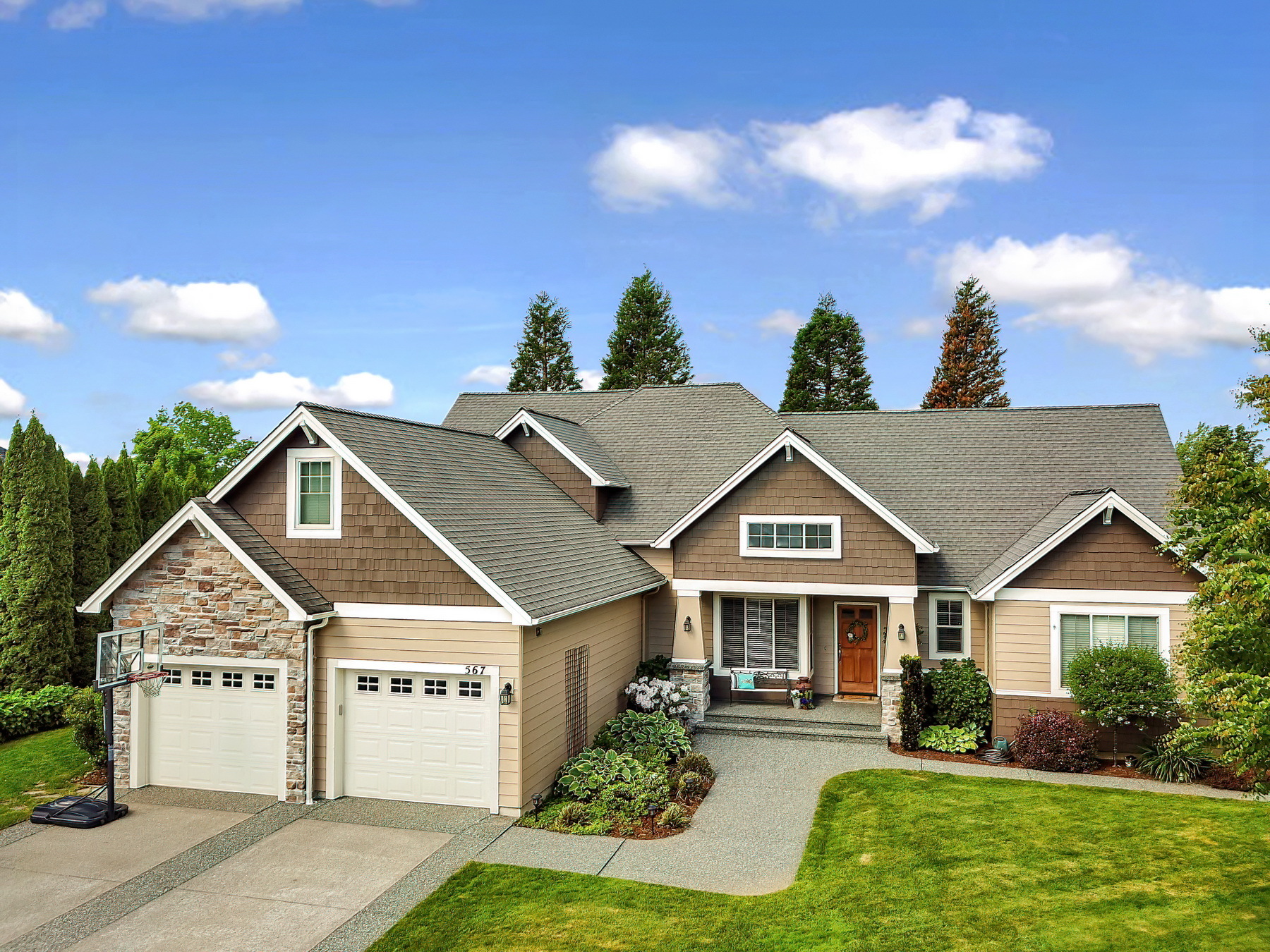 Property Photo: Exterior Views 567 Wildrose Cir WA 98264