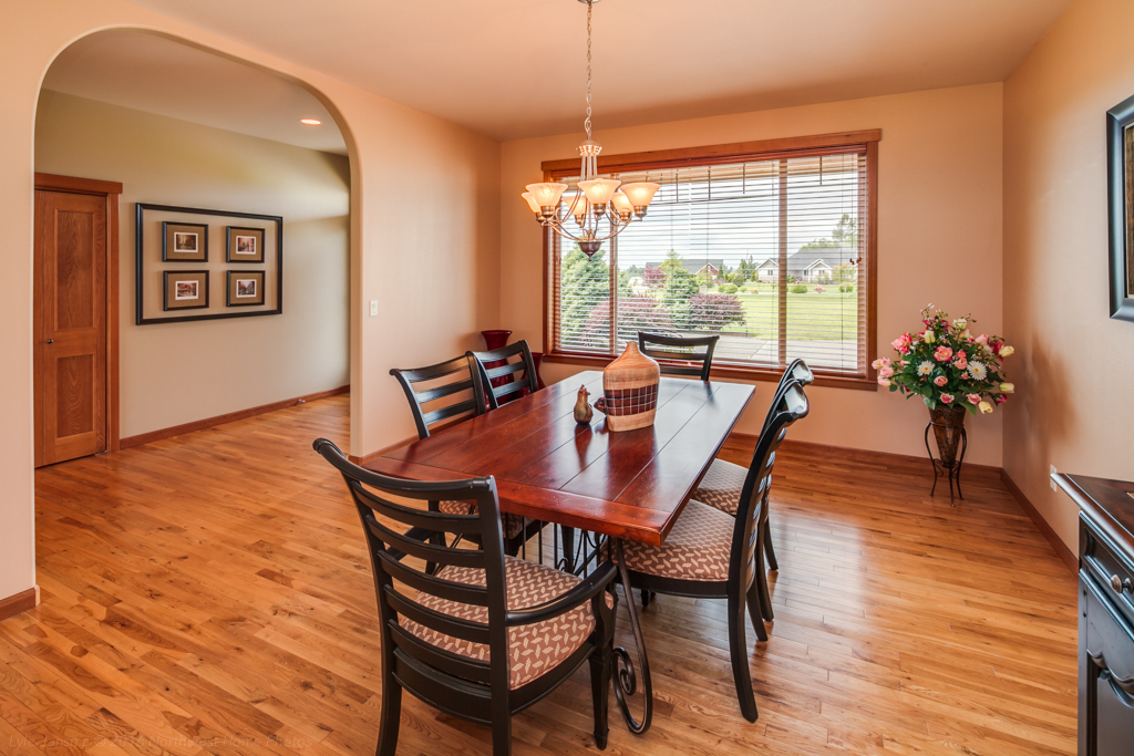 Property Photo: The formal dining area is very large next to entry. there is also a large coat closet off the entry (on the left). 6742 Family Hill Lane  WA 98248 