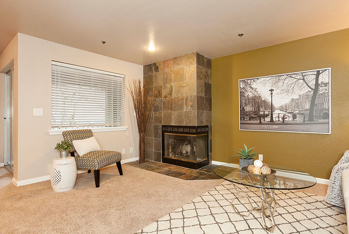 Property Photo: Living room 1626 Grant Ave S E202  WA 98055 