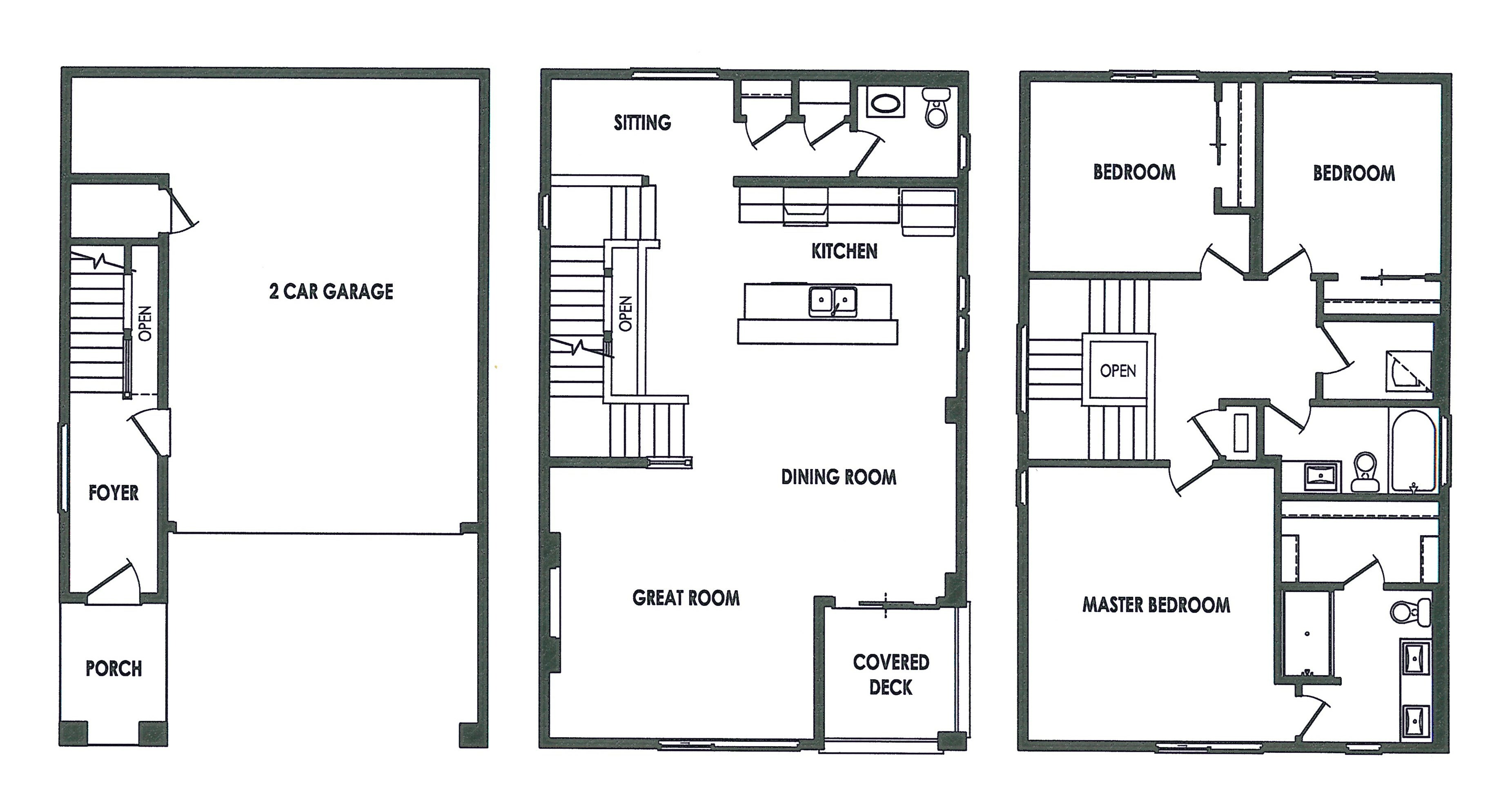 Property Photo: Floor Plan 1812 178th St SW 21  WA 98037 